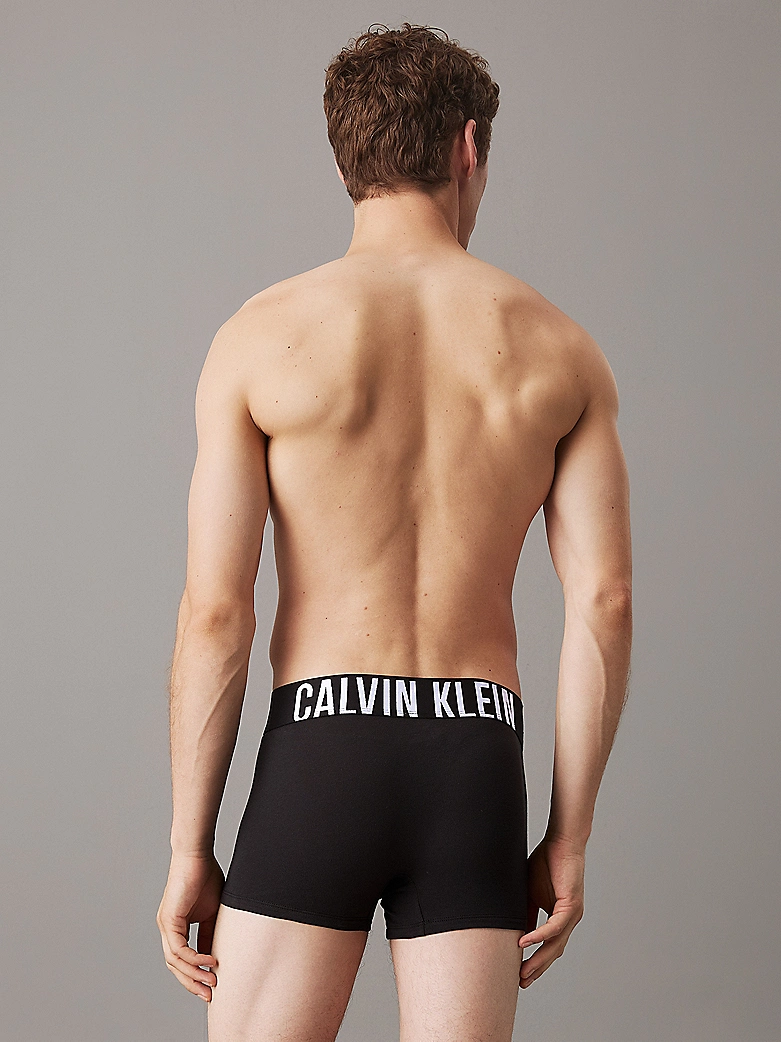 3 PACK BOXER UOMO CALVIN KLEIN NERI CON ELASTICO CON MEGA LOGO - immagine 4