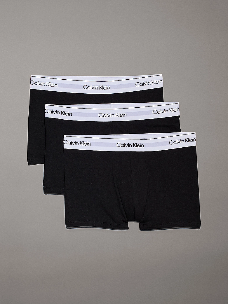 BOXER ADERENTI CALVIN KLEIN IN COTONE CONFEZIONE DA 3 PEZZI