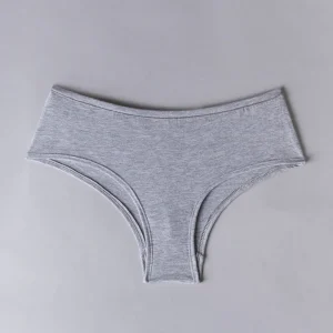 Culotte in cotone naturale - GRIGIO MELANGE - 1441