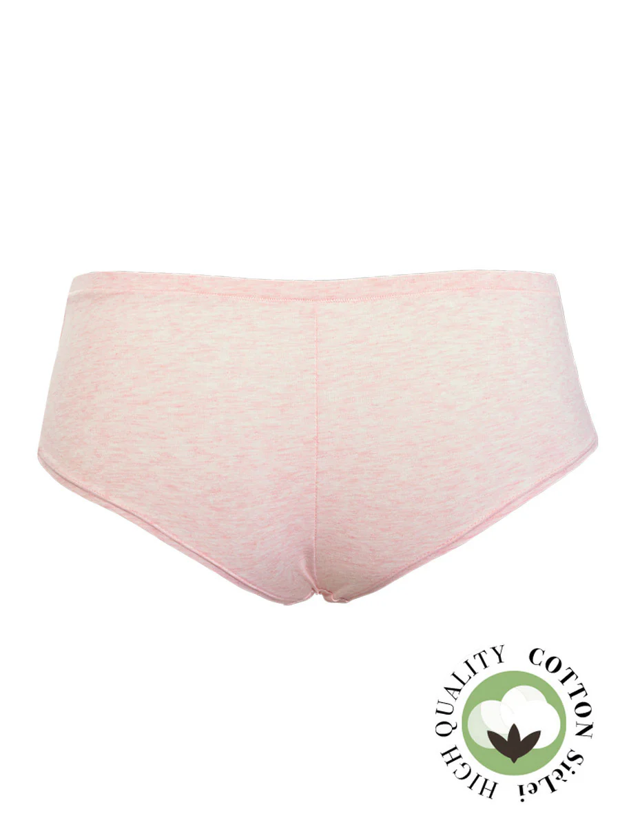 Culotte in cotone naturale - ROSA MELANGE - 1441 - immagine 3