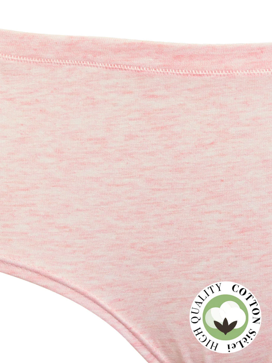 Culotte in cotone naturale - ROSA MELANGE - 1441 - immagine 4