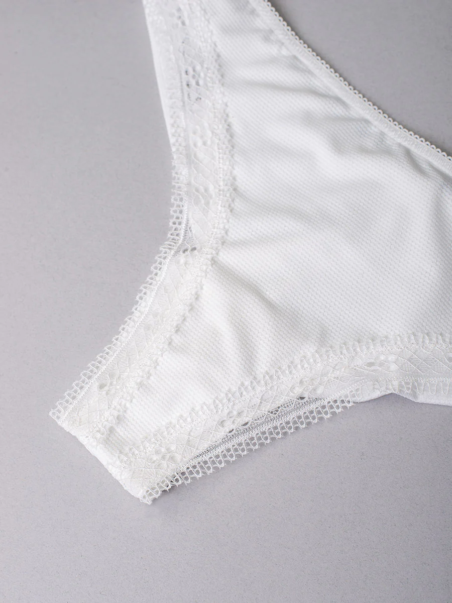 Brasiliana in tessuto jacquard - BIANCO LATTE - 1887 - immagine 4