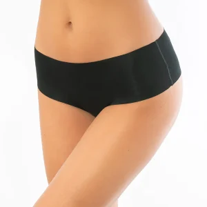 Culotte in Cotone Senza Cuciture - NERO - 5109