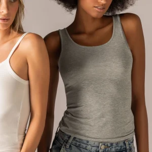Canotta Spalla Larga in Modal - GRIGIO MELANGE - 6004