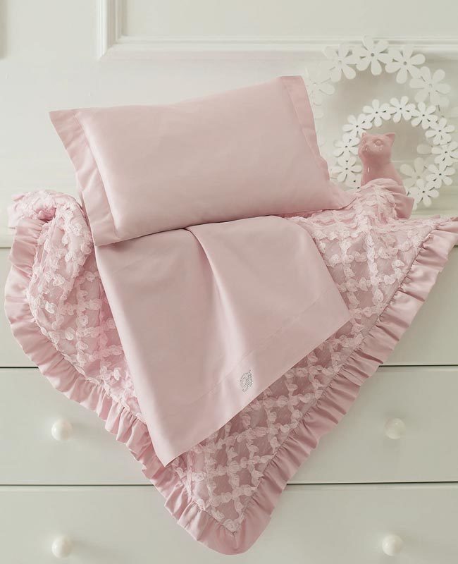 CORREDINO COMPLETO LENZUOLO LETTINO BLUMARINE - immagine 2