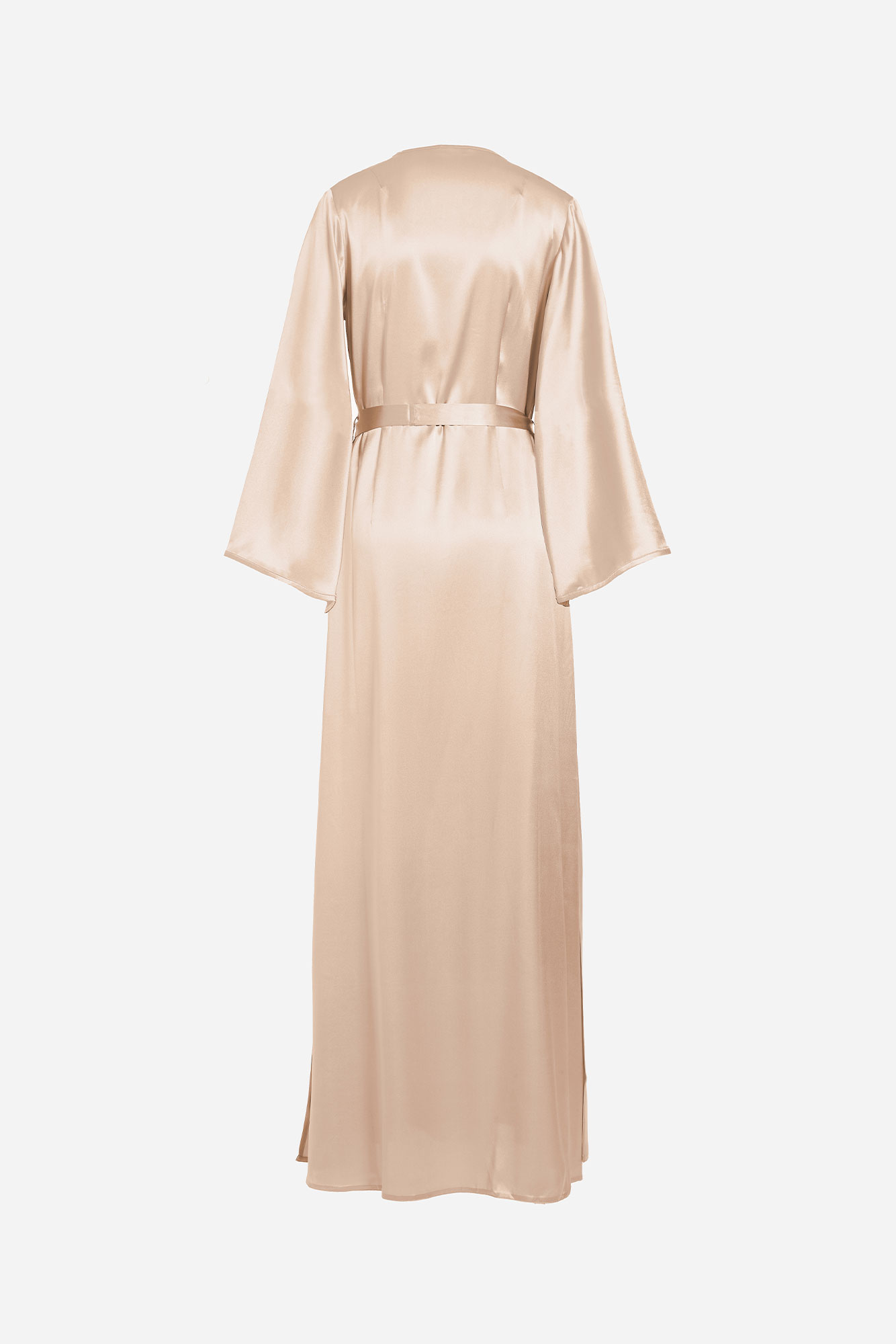 Fleur – Vestaglia lunga con maniche lunghe e spacchi - immagine 4