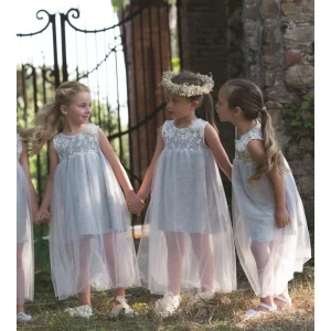 Abito Corpino in Pizzo e Gonna in Tulle