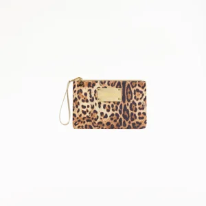 POCHETTE MARE 4GIVENESS IN CANVAS NELLA FANTASIA LEOPARDATA