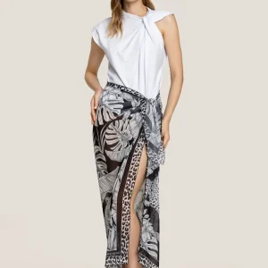 PAREO DONNA 4GIVENESS FANTASIA BLACK & WHITE