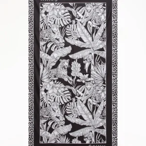 TELO MARE 4GIVENESS IN MICROFIBRA NELLA FANTASIA BLACK&WHITE