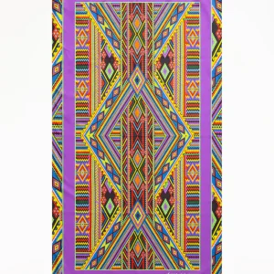 TELO MARE 4GIVENESS IN MICROFIBRA NELLA FANTASIA A RIGHINE BASE VIOLA