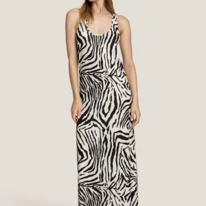 VESTITO LUNGO DONNA 4GIVENESS A CANOTTA ZEBRATO