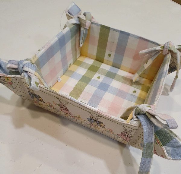 CESTINO SHABBY TINTO FILO PASQUA