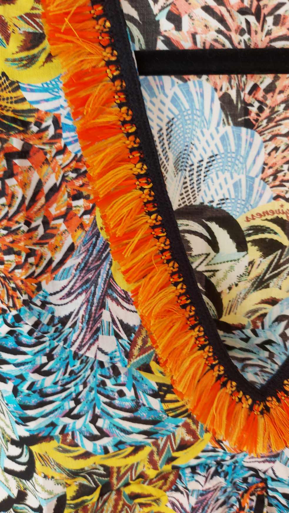 VESTITO 4GIVENESS CON MEZZA MANICA E FRANGETTA SULLA SCOLLATURA - immagine 4