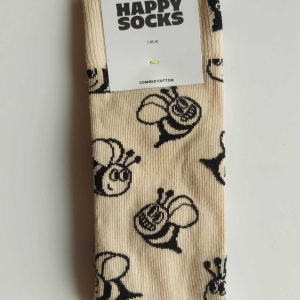 CALZINI HAPPY SOCKS BASE PANNA CON API