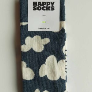 CALZINI HAPPY SOCKS BASE BLU CON NUVOLE