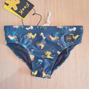 COSTUME BIMBO EFFEK A SLIP BASE BLU CON FANTASIA CON GALLI