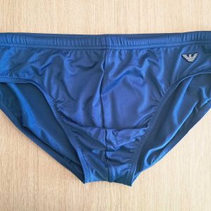 COSTUME UOMO A SLIP EMPORIO ARMANI MODELLO CLASSICO BLU ELETTRICO