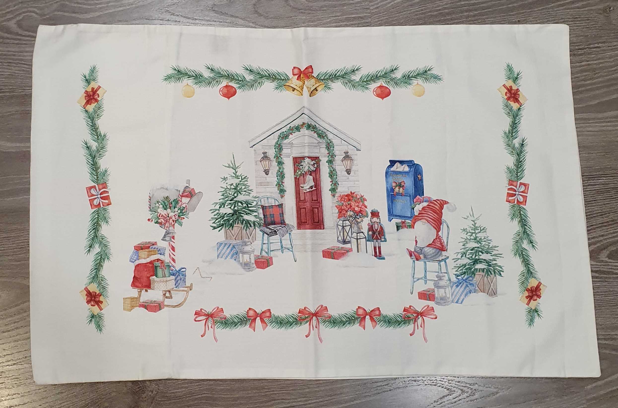 COPPIA FEDERE NATALE MERRY CHRISTMAS RANDI