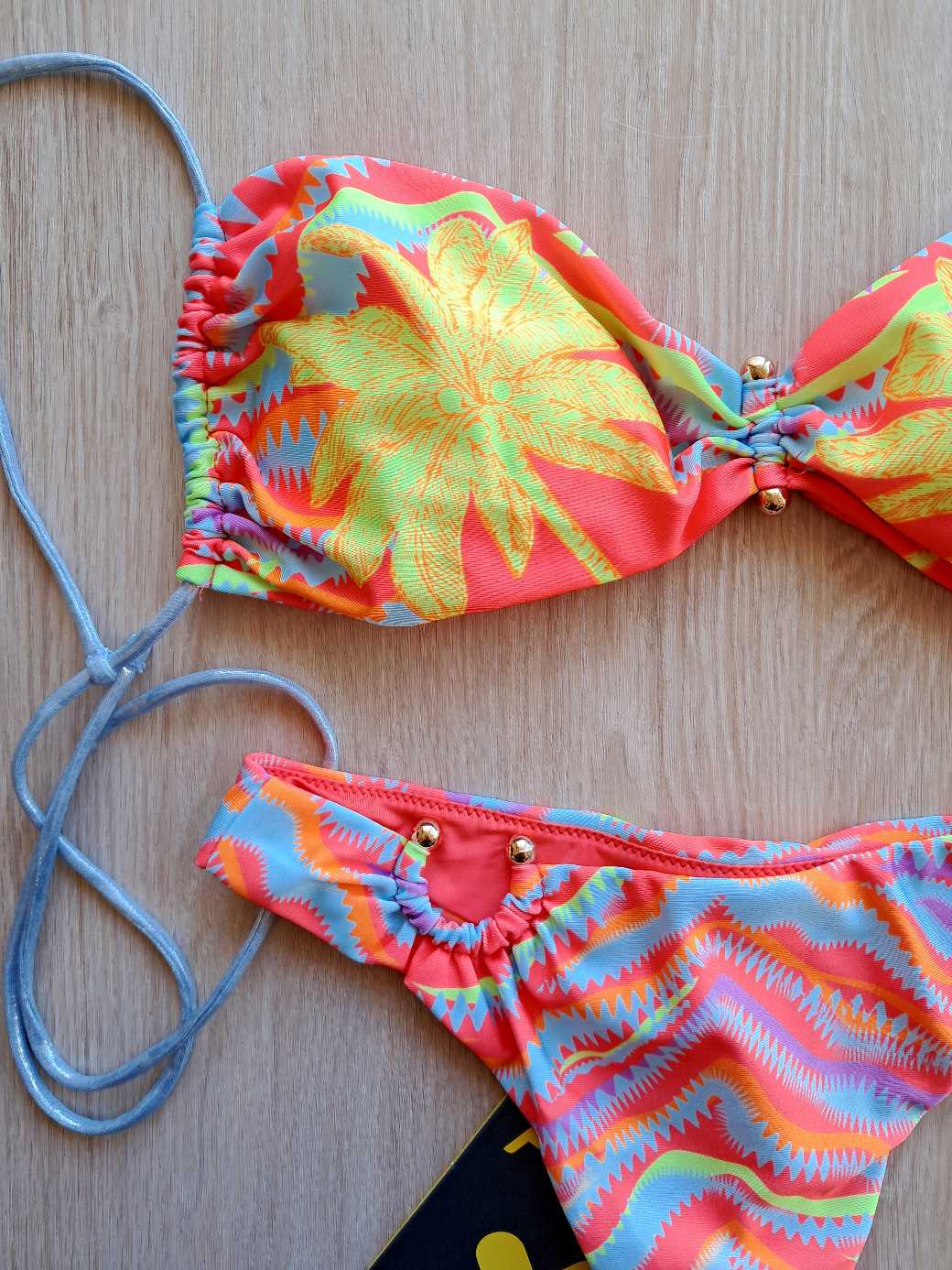 FASCIA EFFEK CON PIERCING E PERIZOMA COLORI FLUO - immagine 4