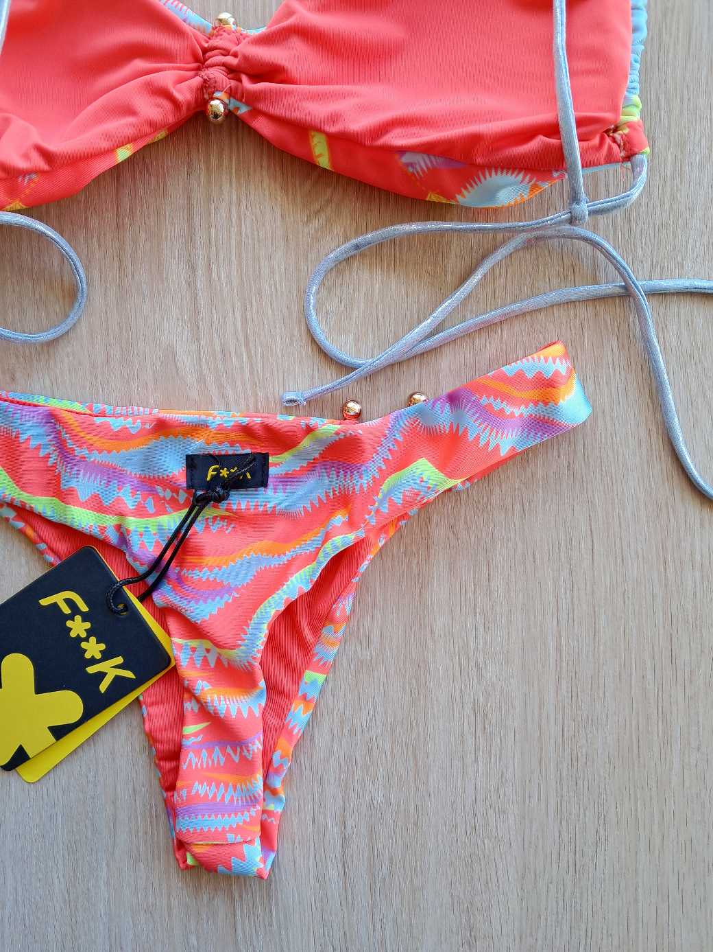 FASCIA EFFEK CON PIERCING E PERIZOMA COLORI FLUO - immagine 7