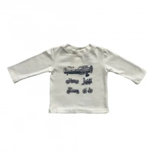 T-SHIRT STAMPA CAMION BLU