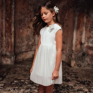 ABITO CON GONNA PLISSE' ARGENTO