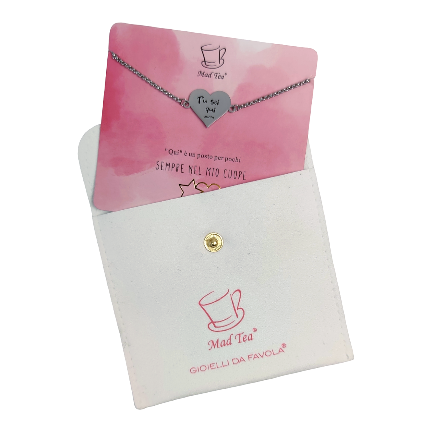 BRACCIALE DONNA MAD TEA IN ACCIAIO INOSSIDABILE AMICHE SORELLE - immagine 4