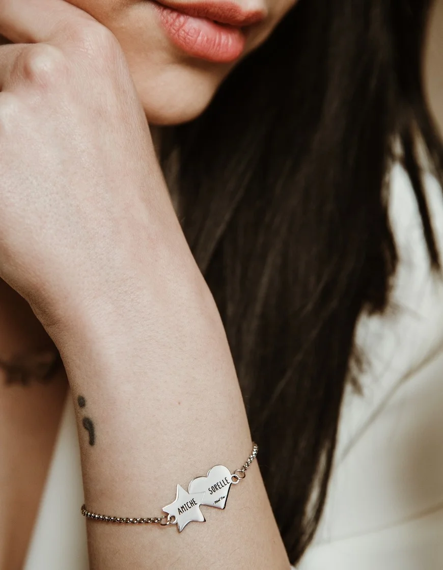 BRACCIALE DONNA MAD TEA IN ACCIAIO INOSSIDABILE AMICHE SORELLE - immagine 3