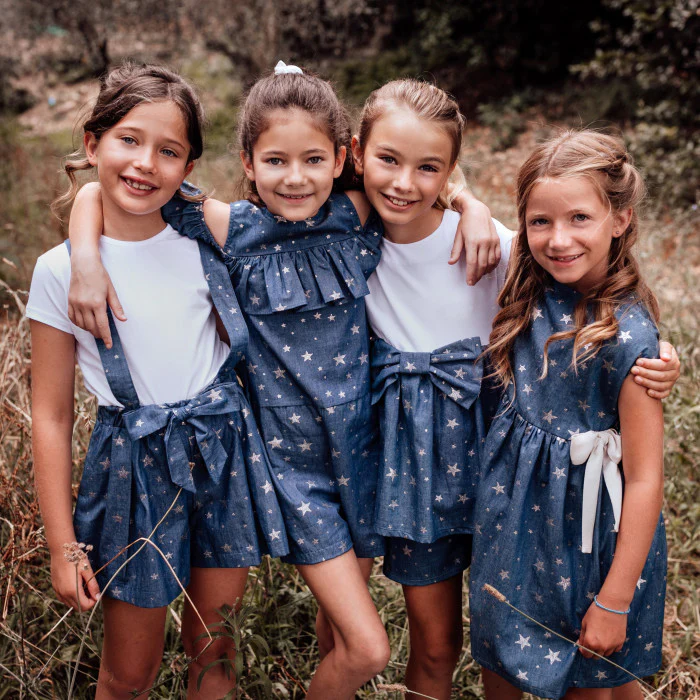 TUTINA DENIM STELLINE - immagine 3