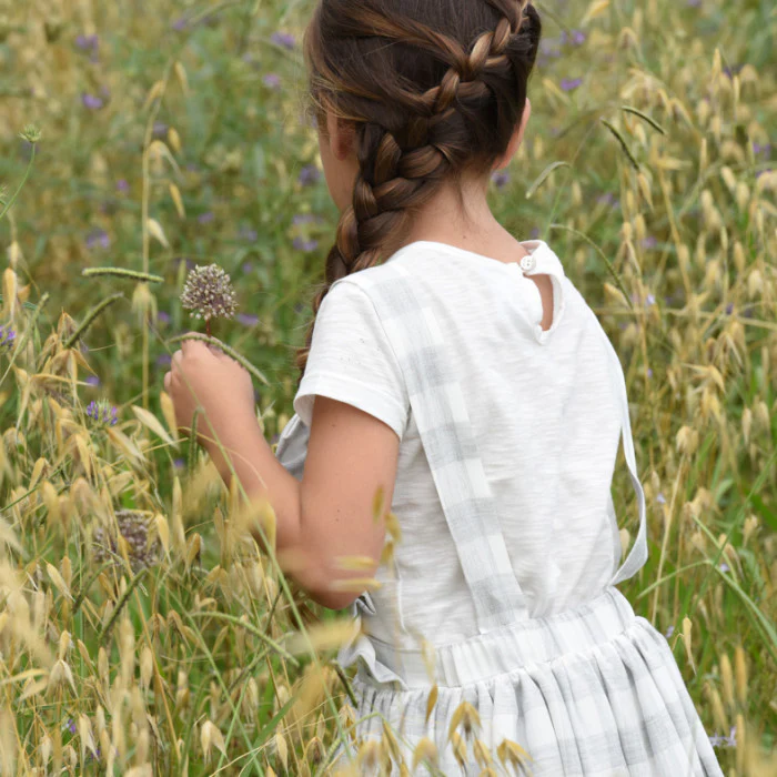 TUTINA CON GONNA VICHY - immagine 3