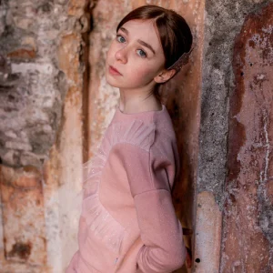 FELPA LUREX CON FRAPPE GLITTER