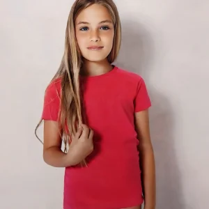 T-shirt bimba in cotone traspirante Jadea – 284
