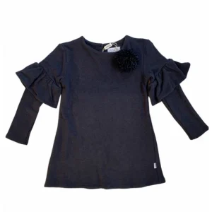 ABITO CALDO COTONE CON POMPON