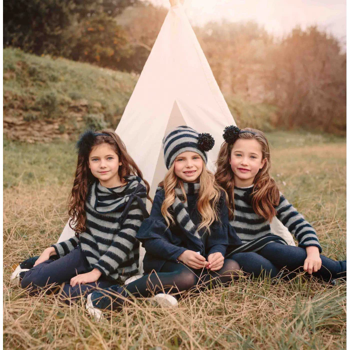 ABITO CALDO COTONE CON POMPON - immagine 3