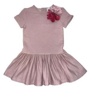 ABITO FELPINA FIAMMATA ROSA