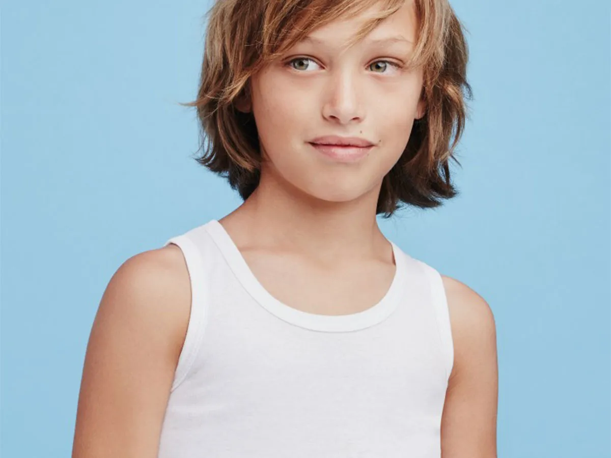 Canottiera spalla larga in costina Ellepi – 384 3PZ - immagine 2