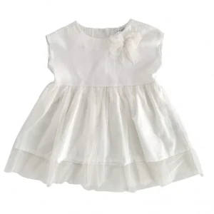 TOP MANOPESCA BIANCO CON BALZA TULLE