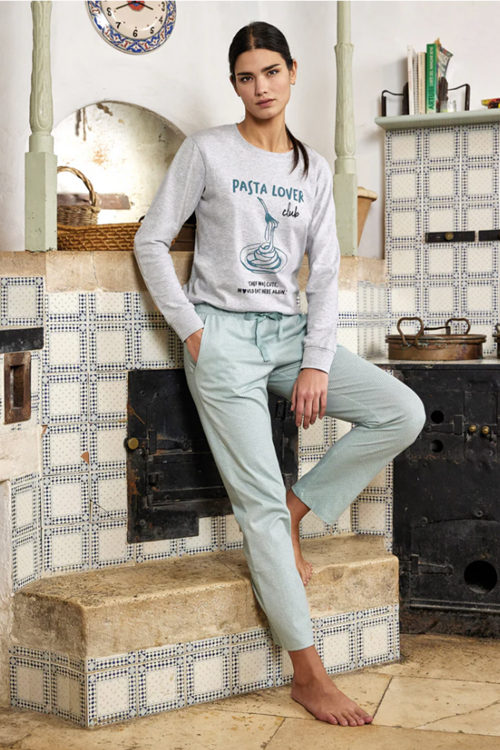 Pigiama in CALDO COTONE donna JADEA – 5231