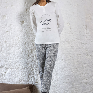 Pigiama in CALDO COTONE donna JADEA – 5240