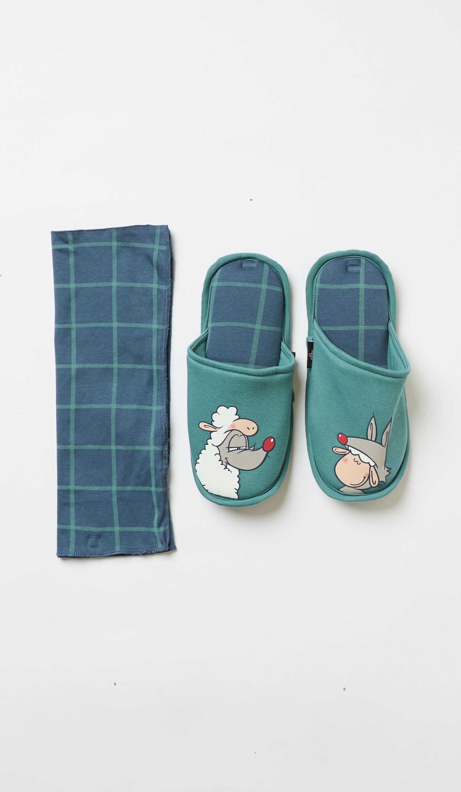 CIABATTA UOMO HAPPY PEOPLE “IN BOCCA AL LUPO” VERDI