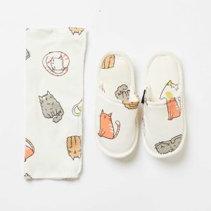 CIABATTE CASA DONNA HAPPY PEOPLE “SERATA GRATTINI” NEL COLORE BIANCO