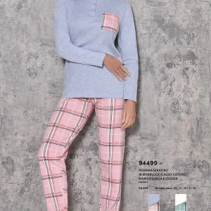 Pigiama in CALDO COTONE donna LOVE AND BRA- 94499