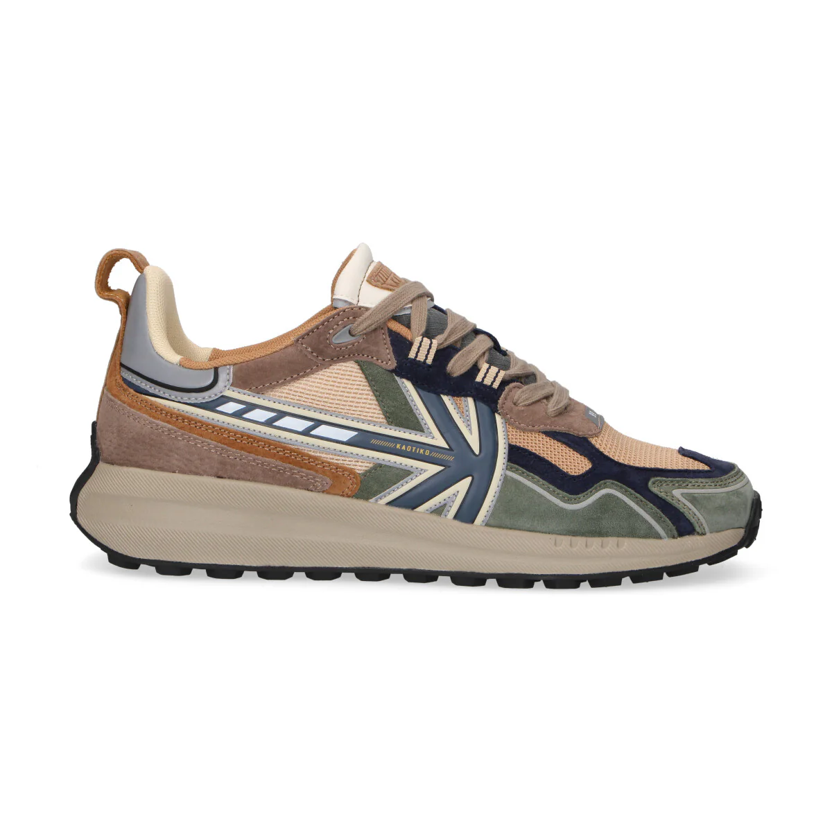 Kaotico sneaker Vancouver Tech beige verde - immagine 2