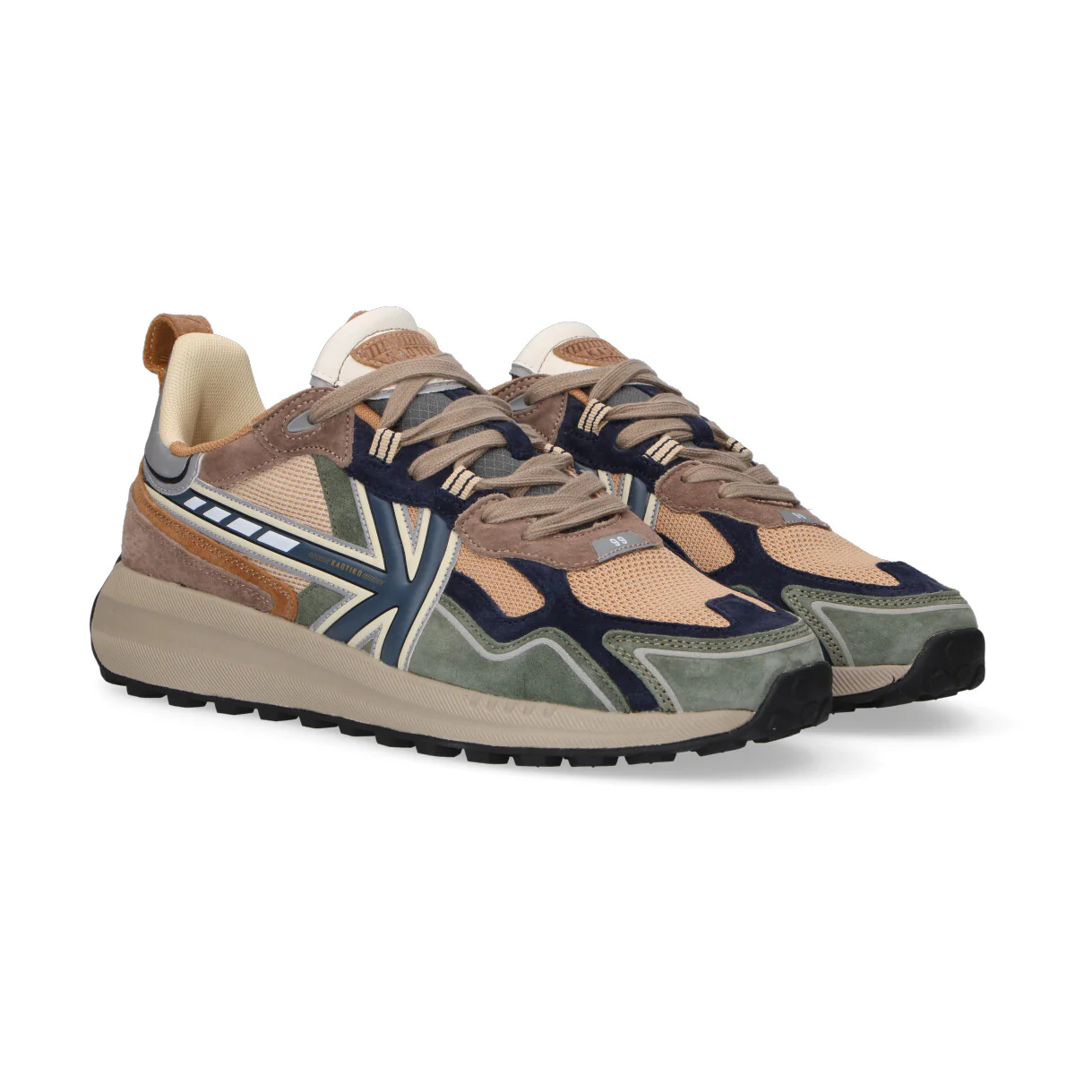 Kaotico sneaker Vancouver Tech beige verde - immagine 6