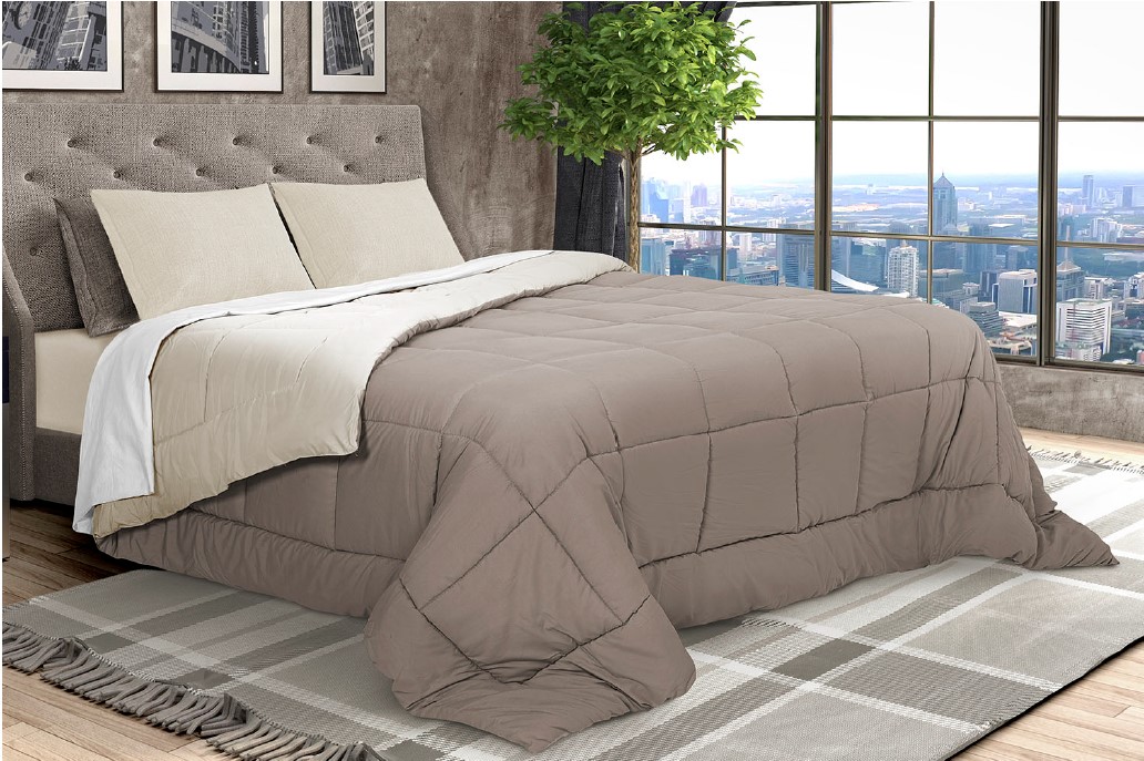 TRAPUNTA BICOLOR SINGOLA MICROFIBRA DAUNEX - immagine 4