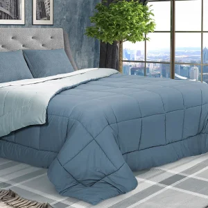 TRAPUNTA BICOLOR MATRIMONIALE MICROFIBRA DAUNEX