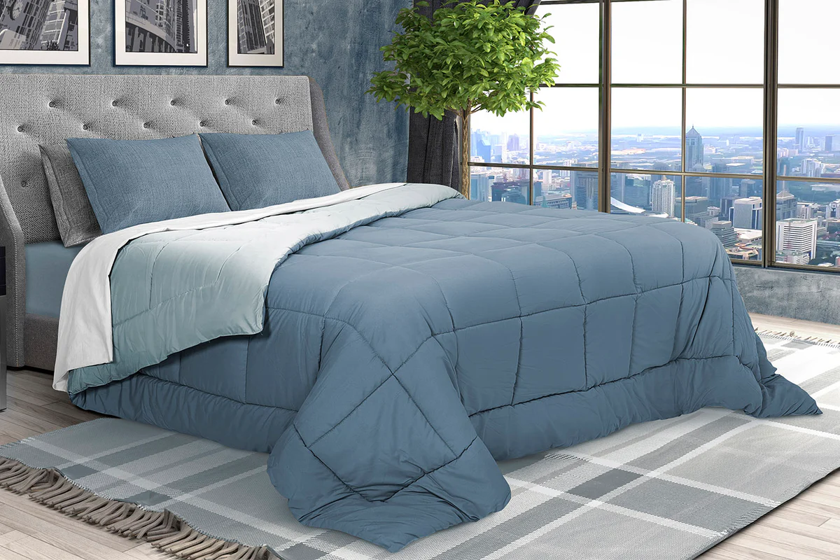 TRAPUNTA BICOLOR SINGOLA MICROFIBRA DAUNEX - immagine 5