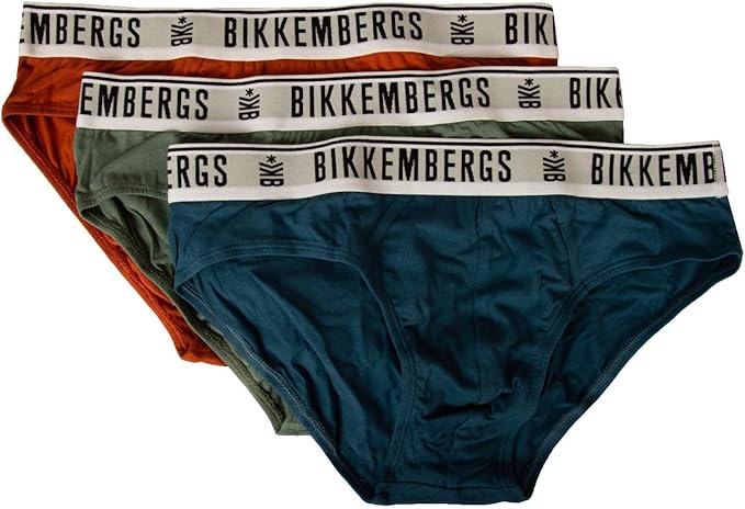 SLIP UOMO TRIPACK MIX COLOR BIKKEMBERGS