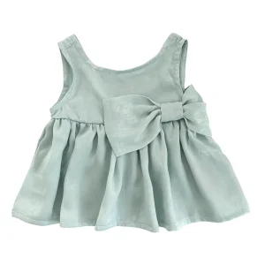 TOP MANO SETA CON FIOCCO